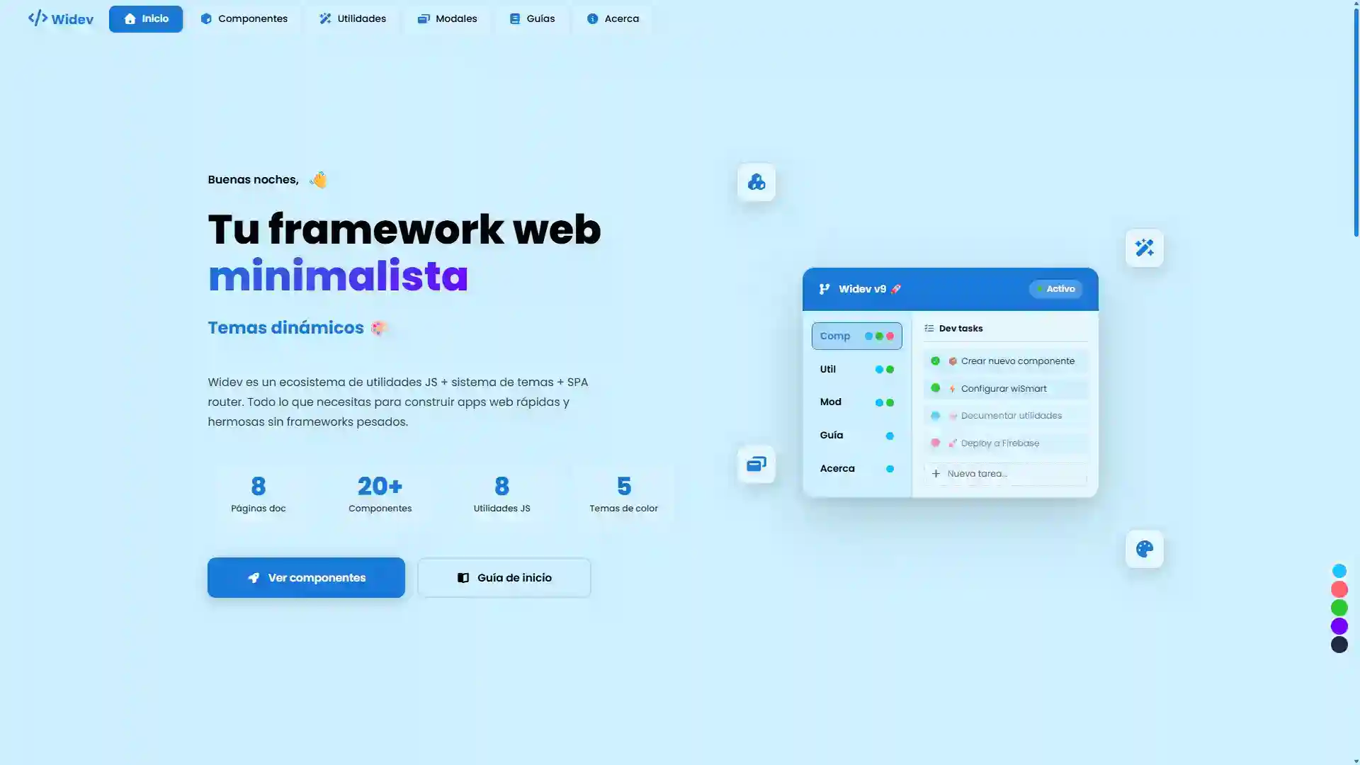 Widev | Recursos Inteligentes para la Web